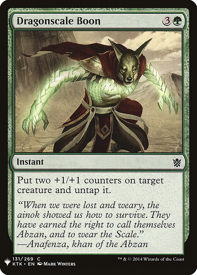 Dragonscale Boon [Mystery Booster] | Exor Games New Glasgow