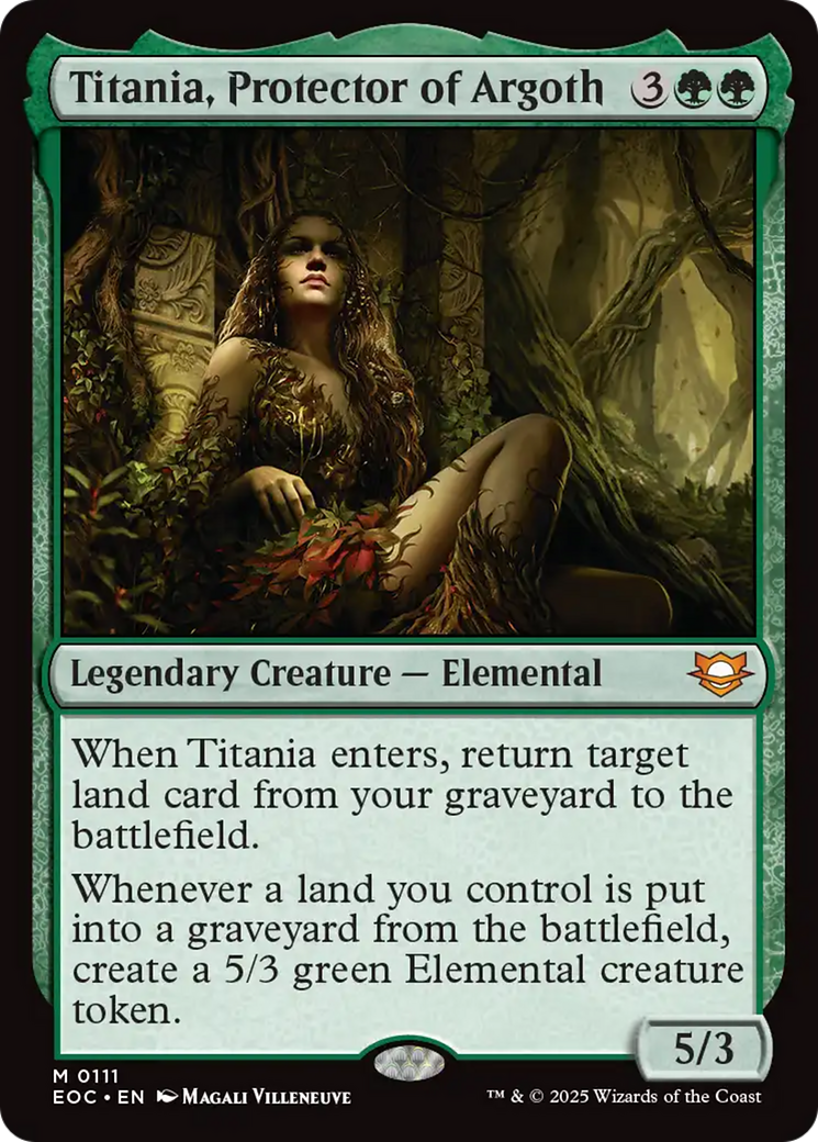Titania, Protector of Argoth [Edge of Eternities Commander] | Exor Games New Glasgow