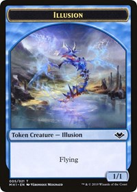 Illusion // Bear Double-Sided Token [Modern Horizons Tokens] | Exor Games New Glasgow