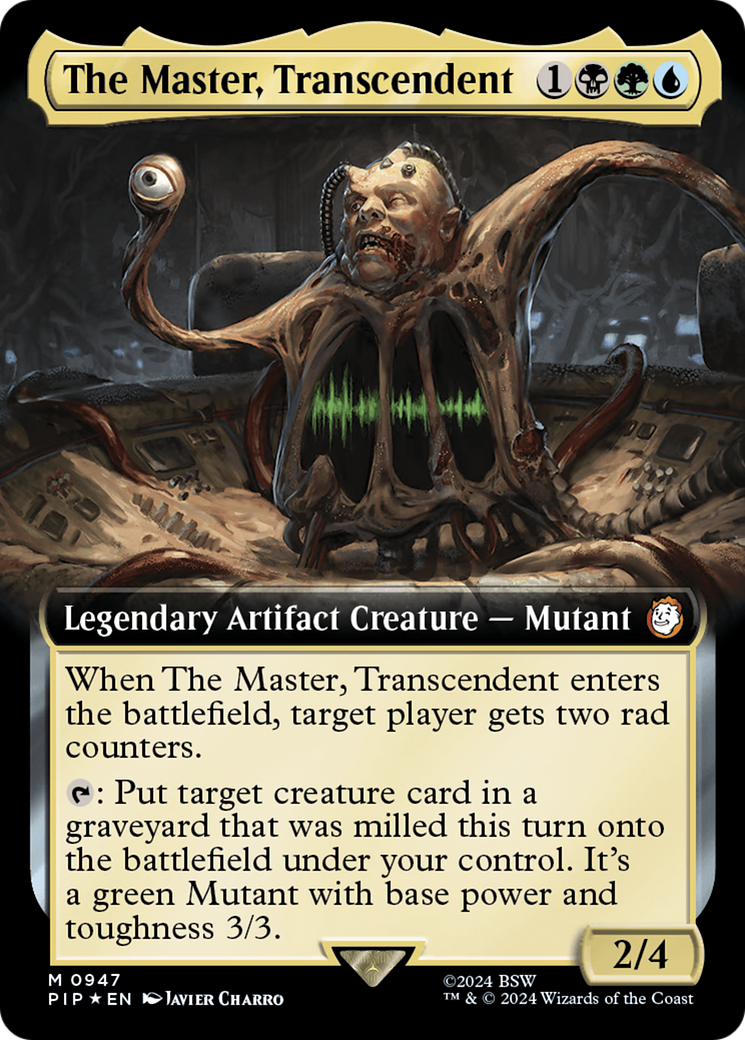 The Master, Transcendent (Extended Art) (Surge Foil) [Fallout] | Exor Games New Glasgow