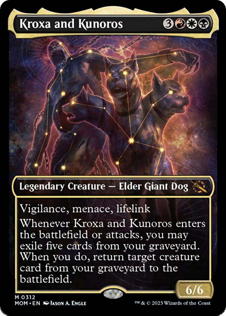 Kroxa and Kunoros (Showcase Planar Booster Fun) [March of the Machine] | Exor Games New Glasgow