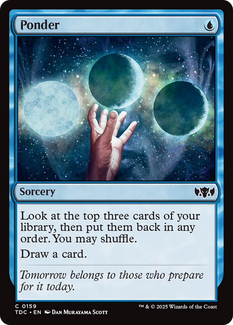 Ponder [Tarkir: Dragonstorm Commander] | Exor Games New Glasgow