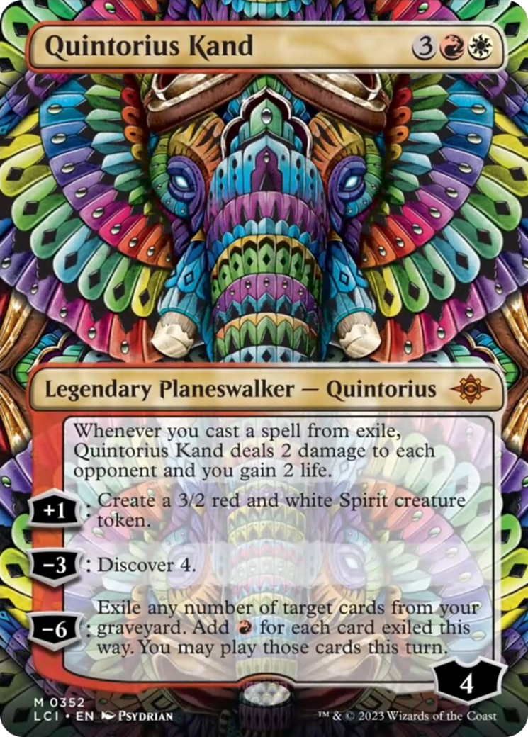 Quintorius Kand (0352) (Borderless) [The Lost Caverns of Ixalan] | Exor Games New Glasgow