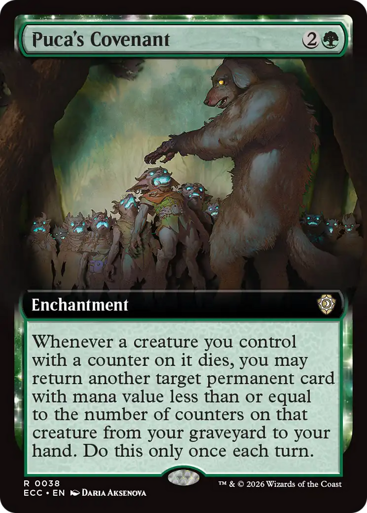 Puca's Covenant (Extended Art) [Lorwyn Eclipsed Commander] | Exor Games New Glasgow