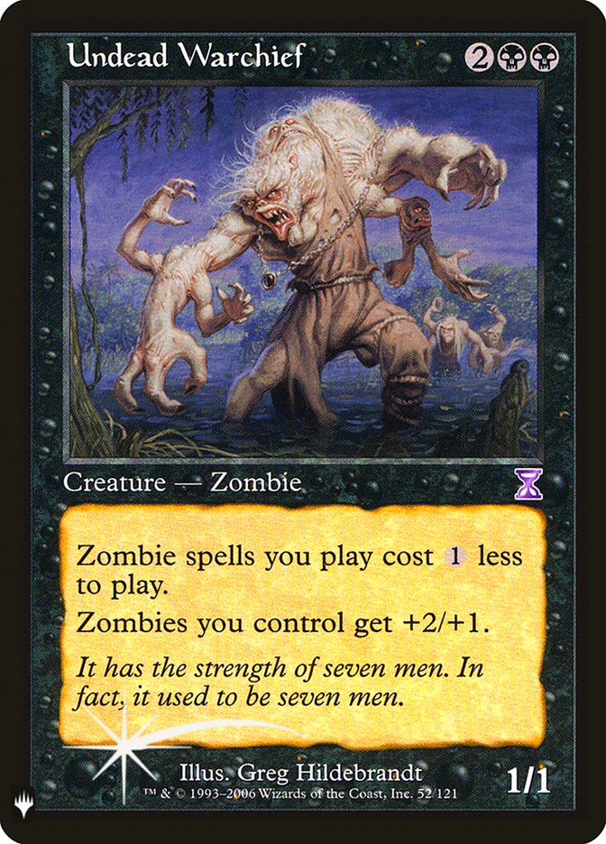 Undead Warchief [Mystery Booster] | Exor Games New Glasgow