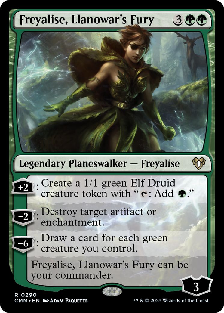 Freyalise, Llanowar's Fury [Commander Masters] | Exor Games New Glasgow