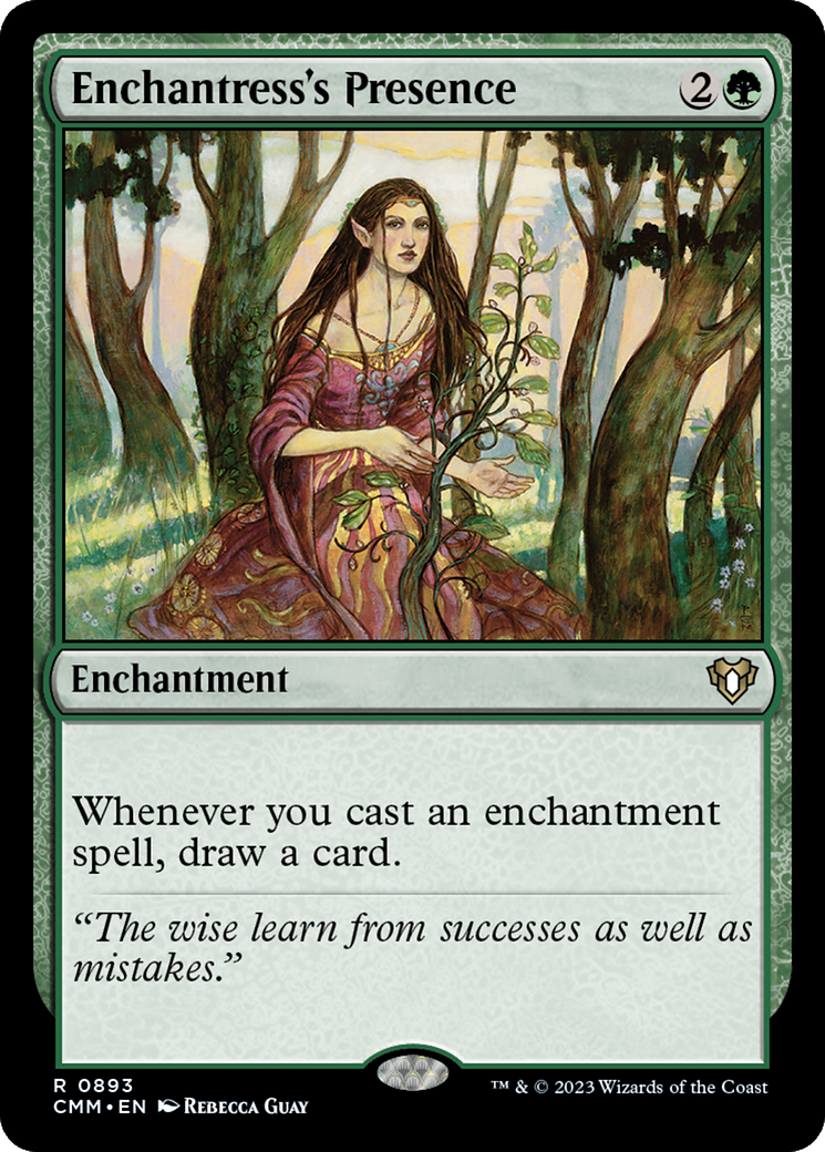 Enchantress's Presence [Commander Masters] | Exor Games New Glasgow