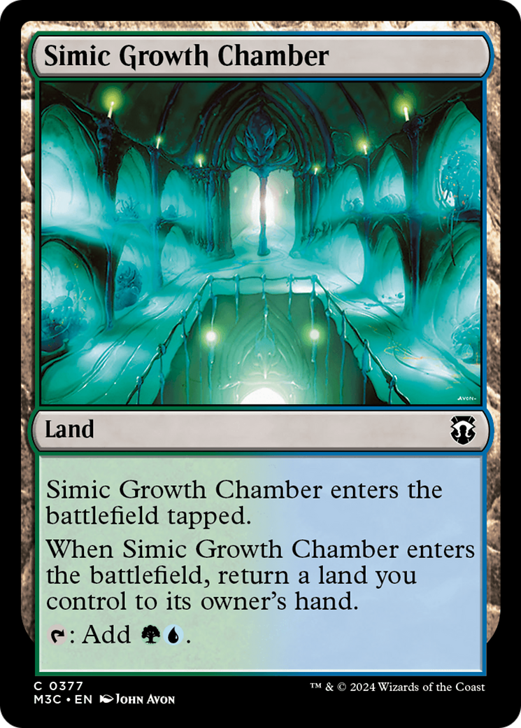 Simic Growth Chamber (Ripple Foil) [Modern Horizons 3 Commander] | Exor Games New Glasgow