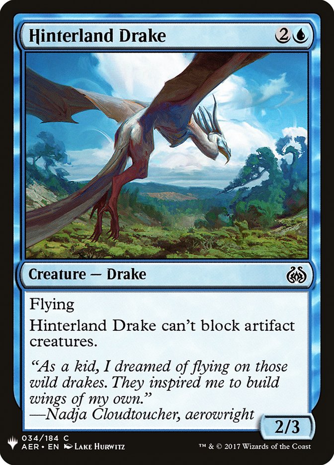 Hinterland Drake [Mystery Booster] | Exor Games New Glasgow