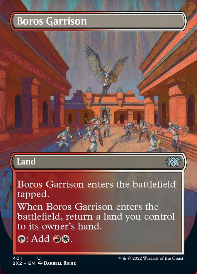 Boros Garrison (Borderless Alternate Art) [Double Masters 2022] | Exor Games New Glasgow