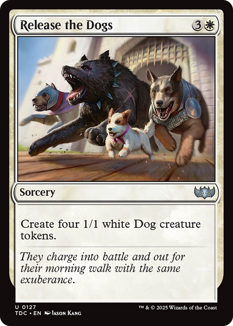 Release the Dogs [Tarkir: Dragonstorm Commander] | Exor Games New Glasgow
