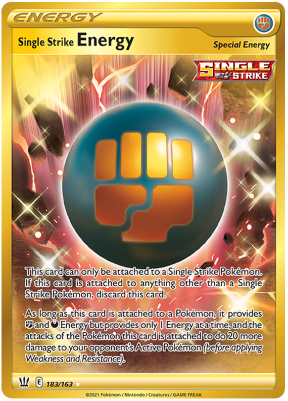 Single Strike Energy (183/163) [Sword & Shield: Battle Styles] | Exor Games New Glasgow