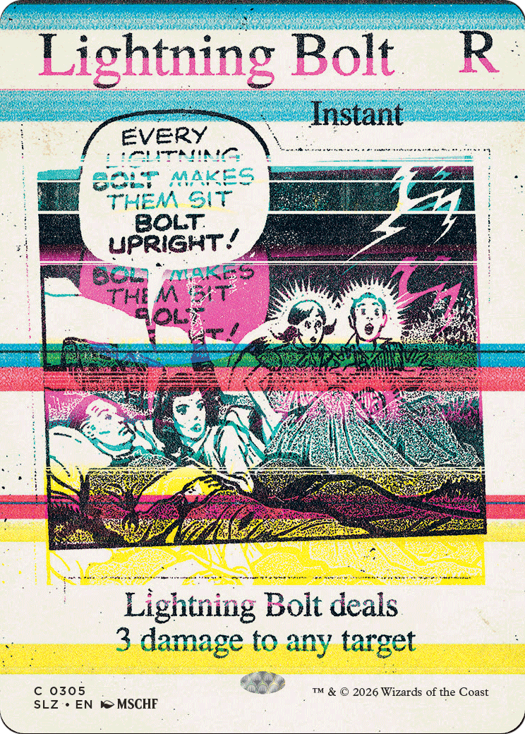 Lightning Bolt (0305) [Secret Lair x MSCHF: The Zeta Set] | Exor Games New Glasgow
