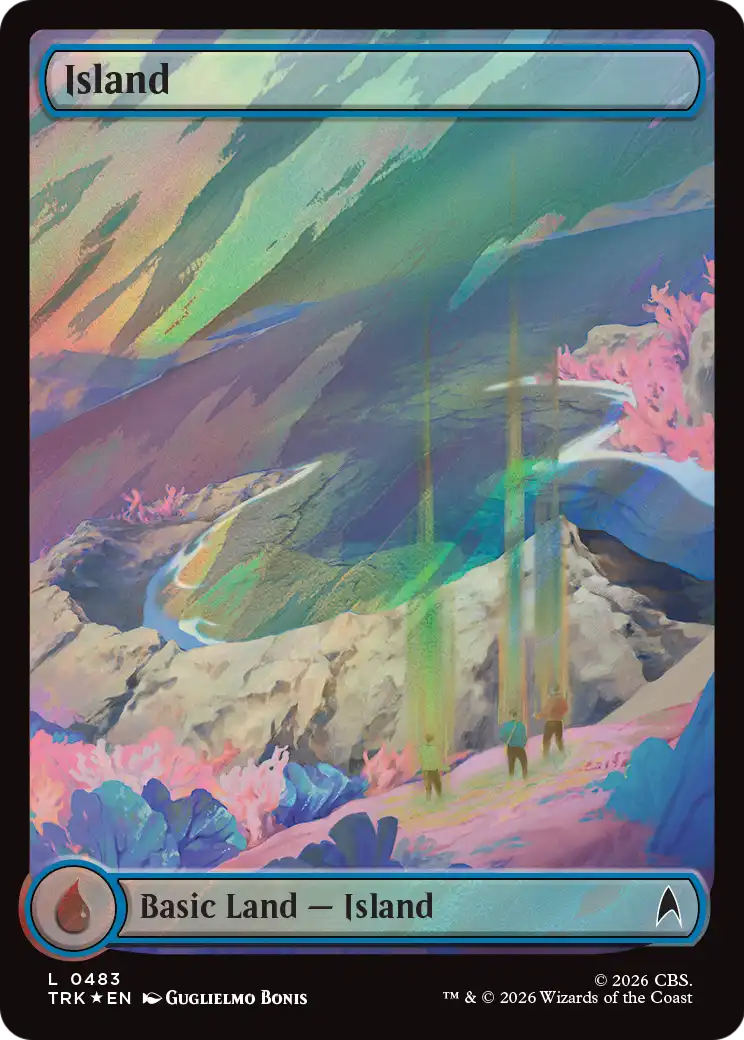 Island (0483) (Surge Foil) [Star Trek] | Exor Games New Glasgow