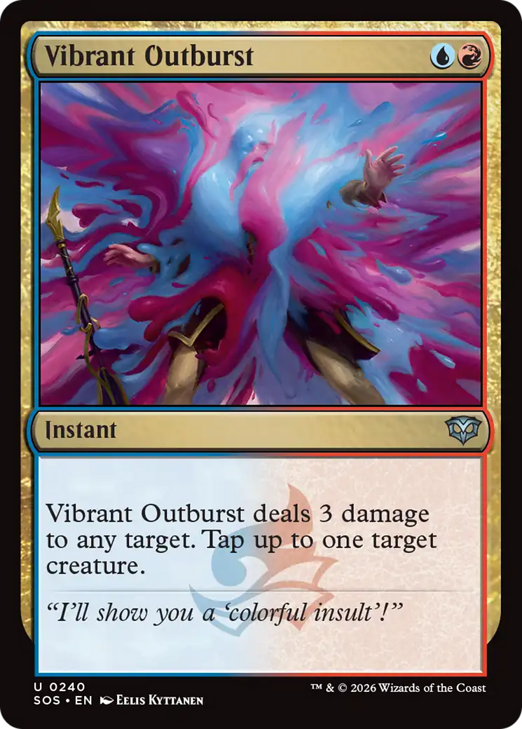 Vibrant Outburst [Secrets of Strixhaven] | Exor Games New Glasgow