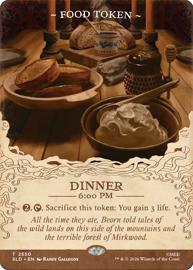 Food Token (2550) [Secret Lair Drop Series] | Exor Games New Glasgow