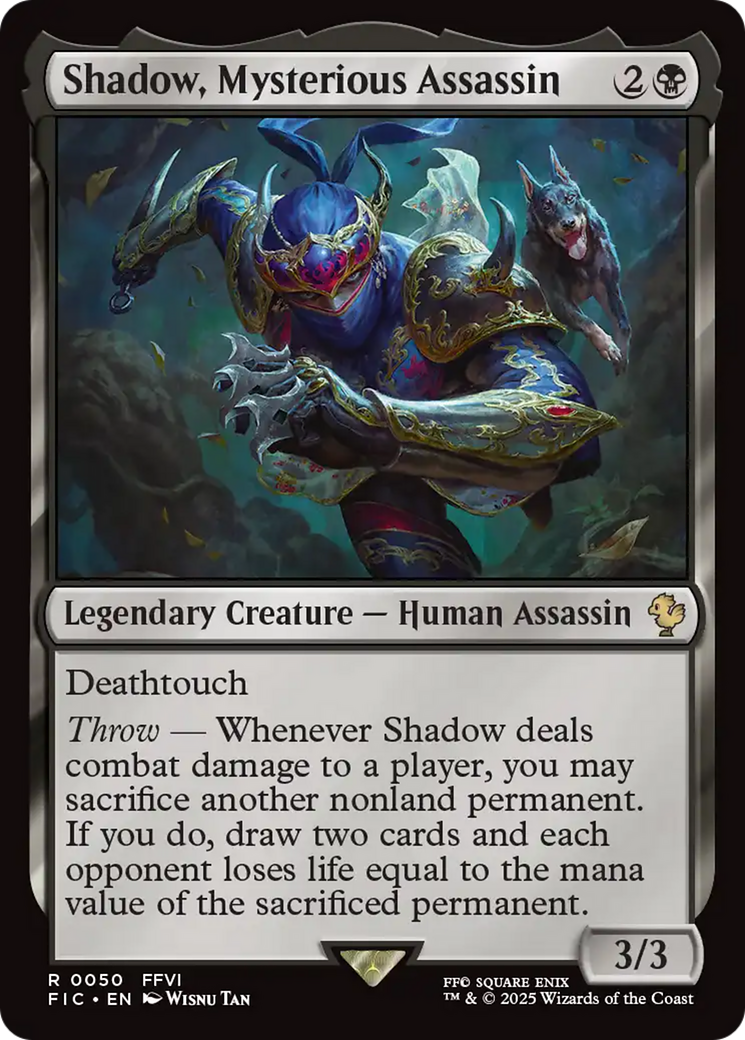 Shadow, Mysterious Assassin [FINAL FANTASY Commander] | Exor Games New Glasgow