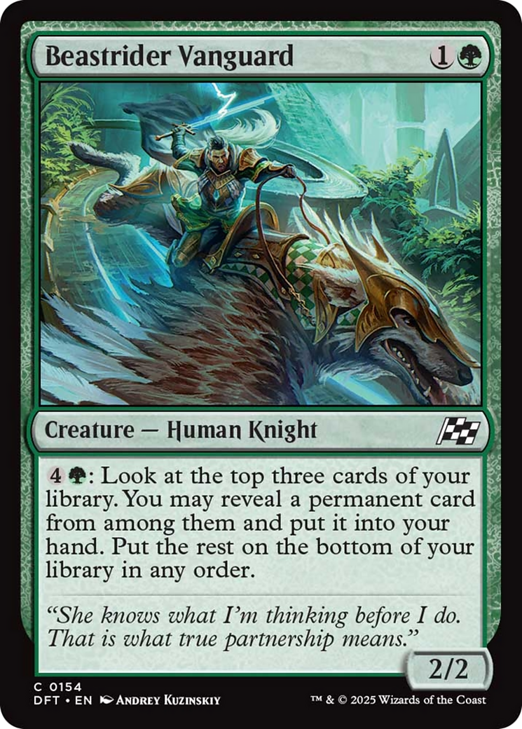 Beastrider Vanguard [Aetherdrift] | Exor Games New Glasgow