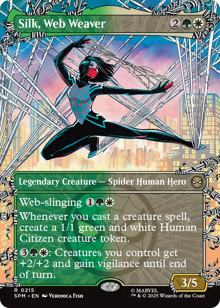 Silk, Web Weaver (Borderless) [Marvel's Spider-Man] | Exor Games New Glasgow