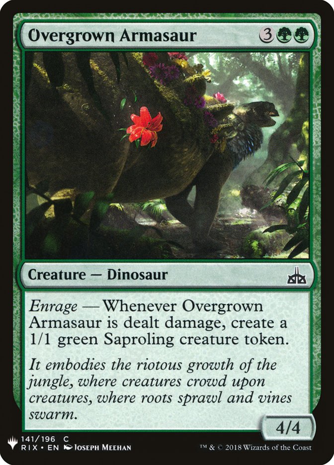 Overgrown Armasaur [Mystery Booster] | Exor Games New Glasgow