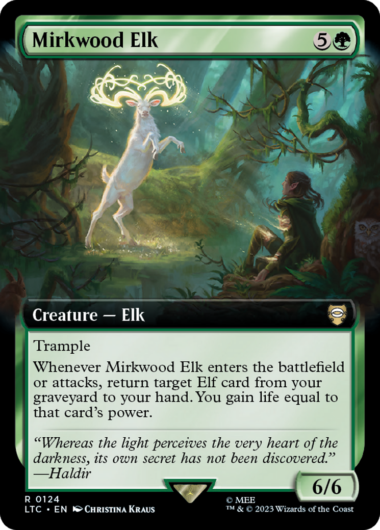 Mirkwood Elk (Extended Art) [The Lord of the Rings: Tales of Middle-Earth Commander] | Exor Games New Glasgow