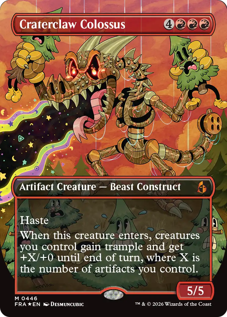 Craterclaw Colossus (Borderless) (0446) [Reality Fracture] | Exor Games New Glasgow