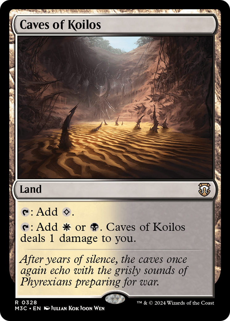 Caves of Koilos (Ripple Foil) [Modern Horizons 3 Commander] | Exor Games New Glasgow