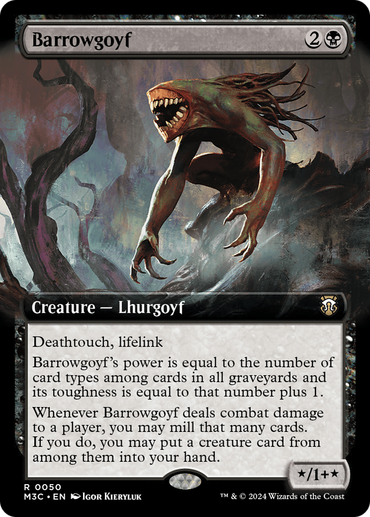 Barrowgoyf (Extended Art) [Modern Horizons 3 Commander] | Exor Games New Glasgow