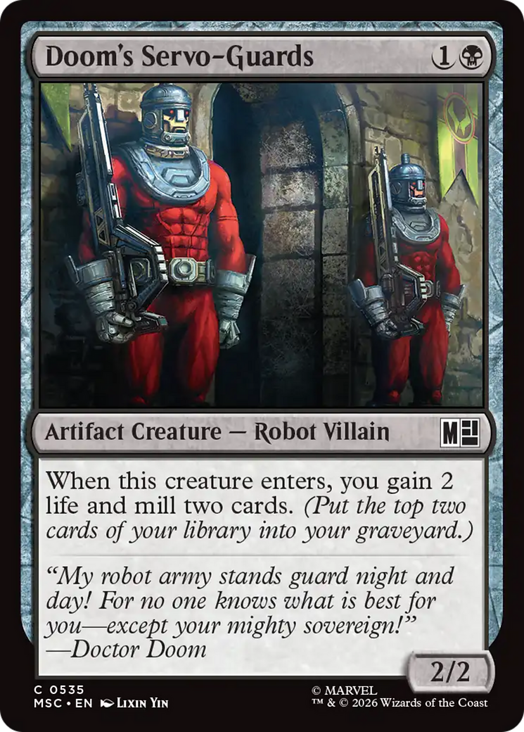 Doom's Servo-Guards [Marvel Super Heroes Commander] | Exor Games New Glasgow