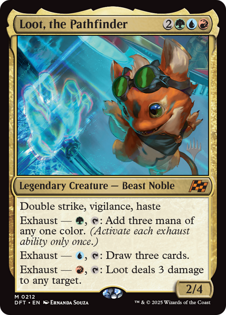 Loot, the Pathfinder (Promo Pack) [Aetherdrift Promos] | Exor Games New Glasgow