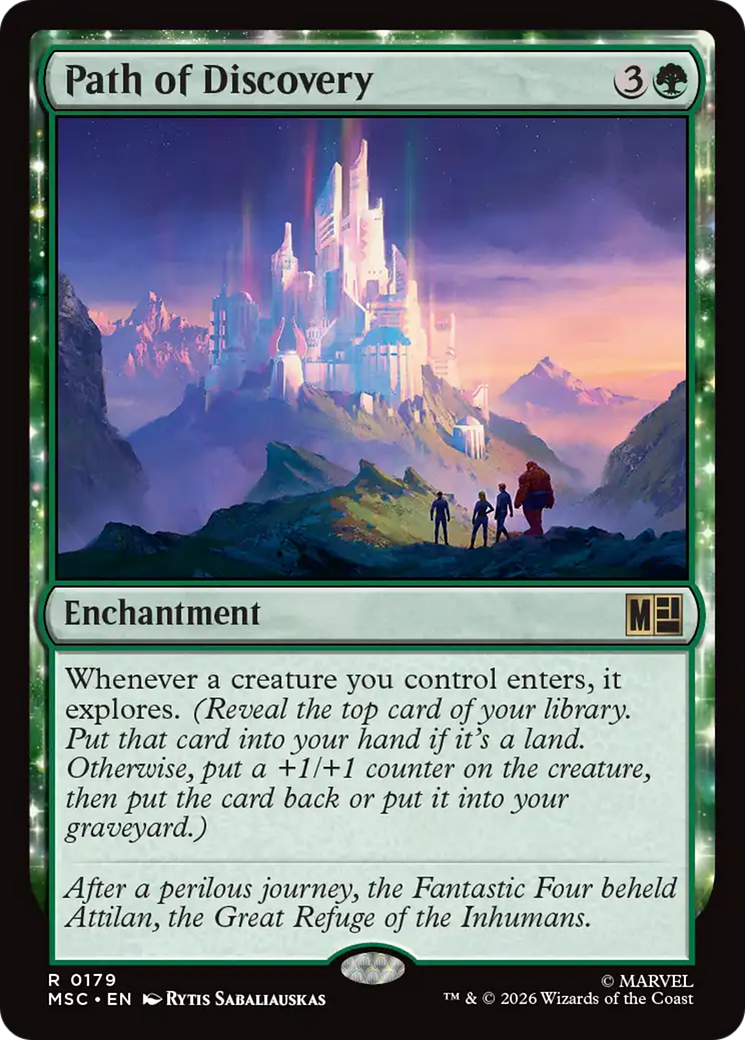 Path of Discovery (Surge Foil) [Marvel Super Heroes Commander] | Exor Games New Glasgow