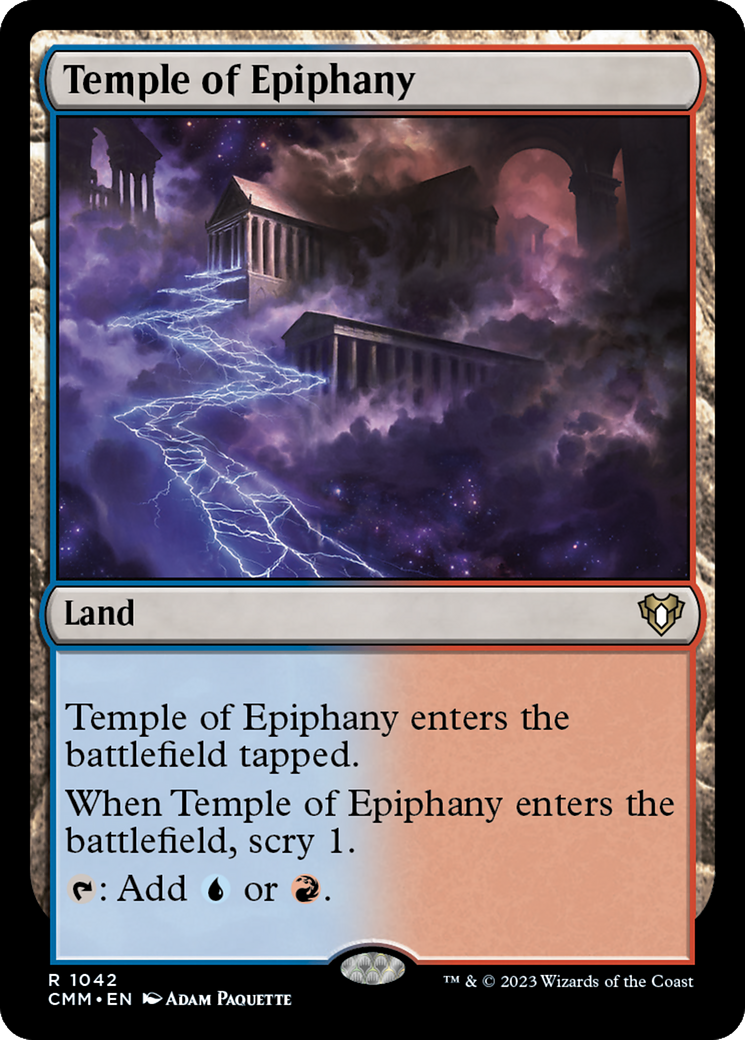 Temple of Epiphany [Commander Masters] | Exor Games New Glasgow