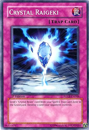 Crystal Raigeki [FOTB-EN048] Common | Exor Games New Glasgow