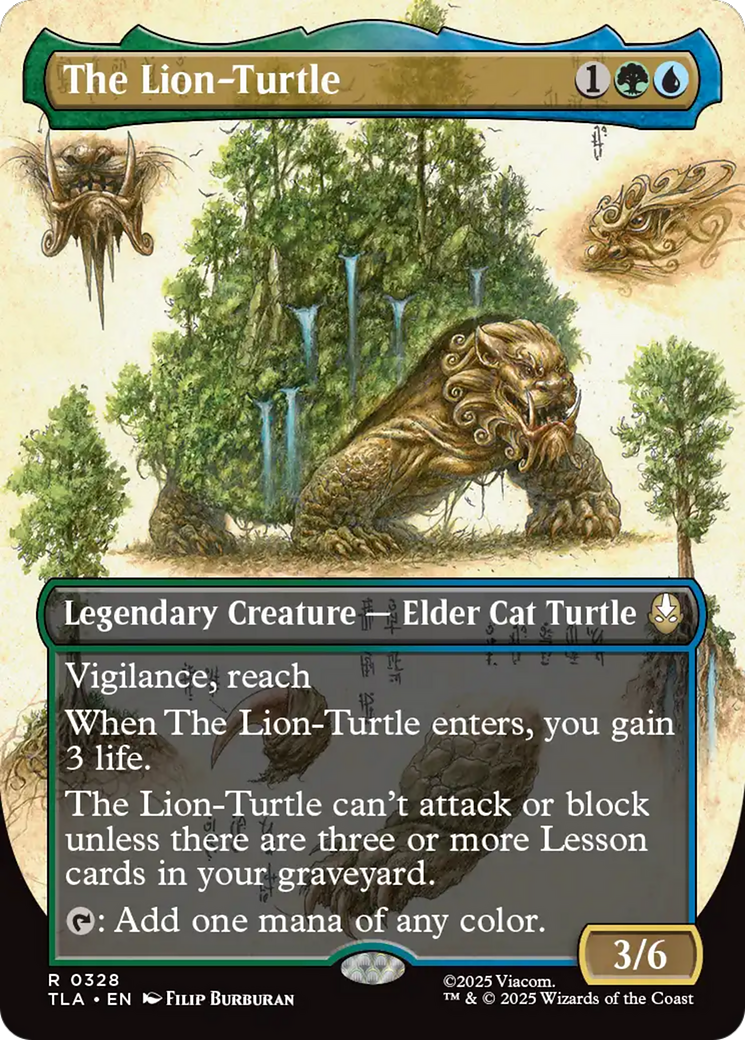 The Lion-Turtle (Borderless) [Avatar: The Last Airbender] | Exor Games New Glasgow