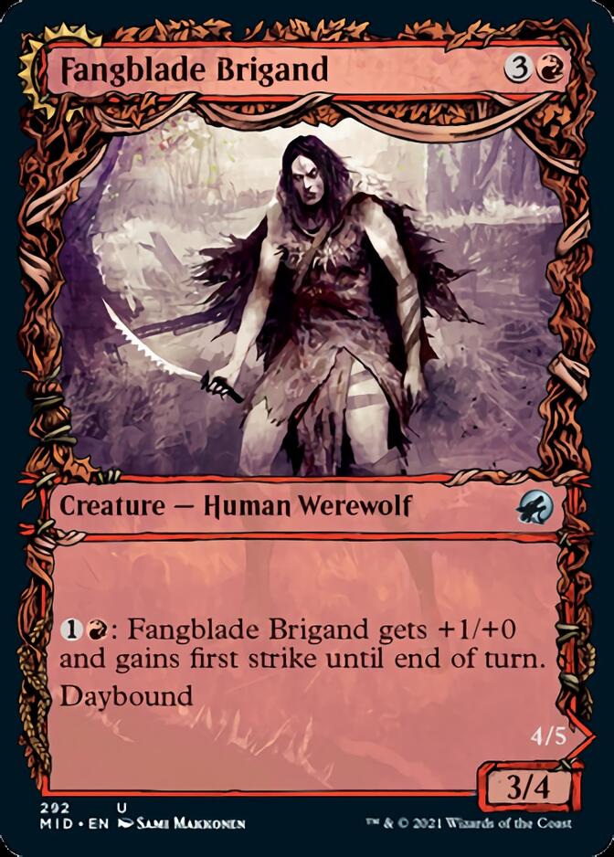 Fangblade Brigand // Fangblade Eviscerator (Showcase Equinox) [Innistrad: Midnight Hunt] | Exor Games New Glasgow