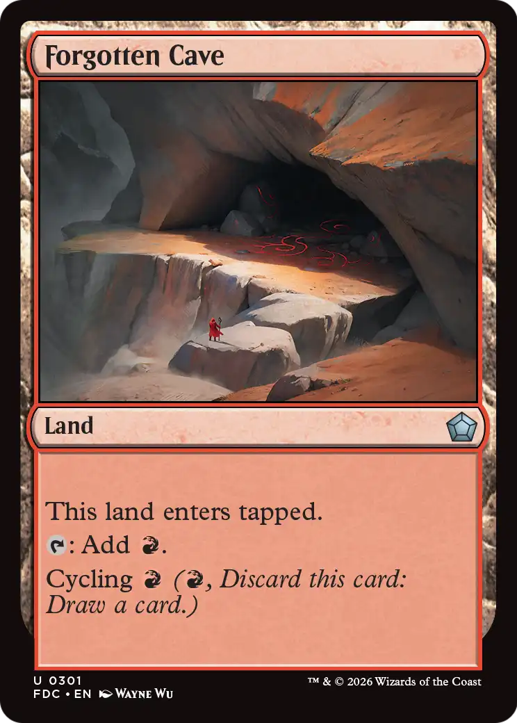 Forgotten Cave [Foundations Commander] | Exor Games New Glasgow
