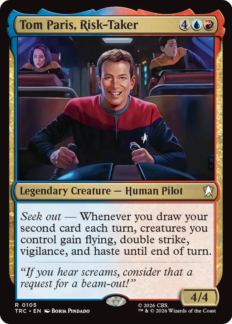 Tom Paris, Risk-Taker (Surge Foil) [Star Trek Commander] | Exor Games New Glasgow