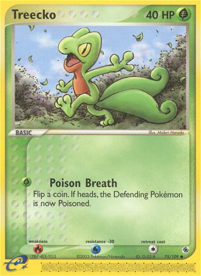 Treecko (75/109) [EX: Ruby & Sapphire] | Exor Games New Glasgow