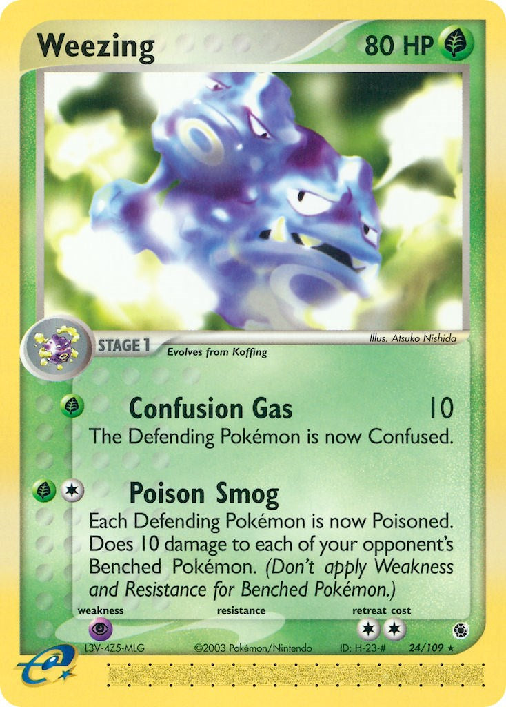 Weezing (24/109) [EX: Ruby & Sapphire] | Exor Games New Glasgow