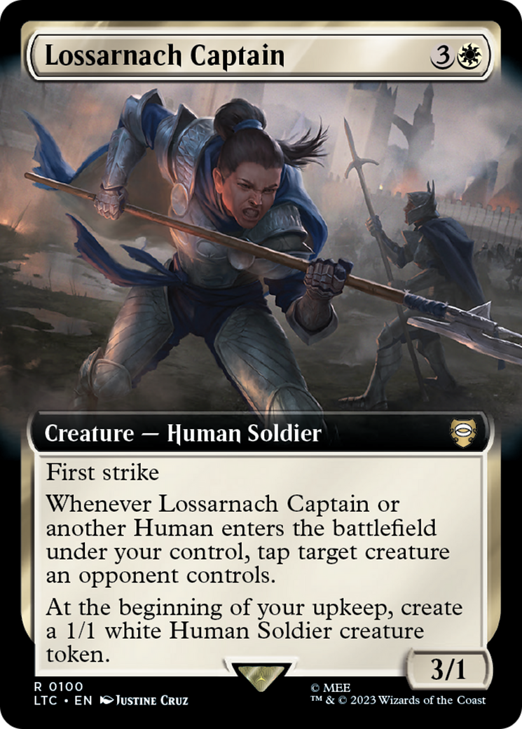 Lossarnach Captain (Extended Art) [The Lord of the Rings: Tales of Middle-Earth Commander] | Exor Games New Glasgow