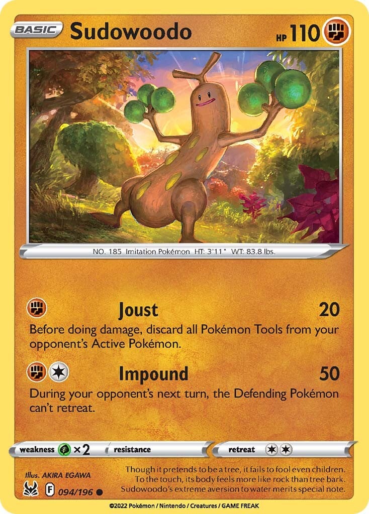 Sudowoodo (094/196) [Sword & Shield: Lost Origin] | Exor Games New Glasgow