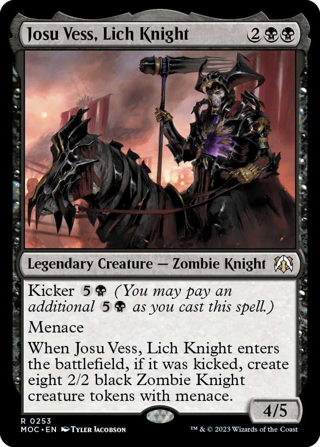 Josu Vess, Lich Knight [March of the Machine Commander] | Exor Games New Glasgow