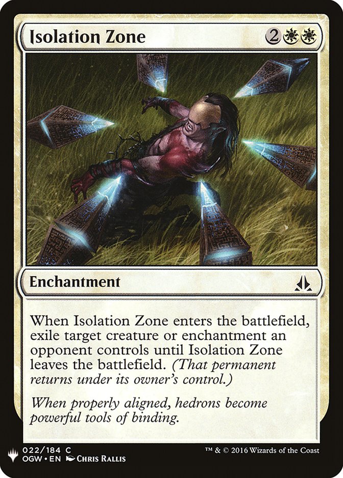 Isolation Zone [Mystery Booster] | Exor Games New Glasgow