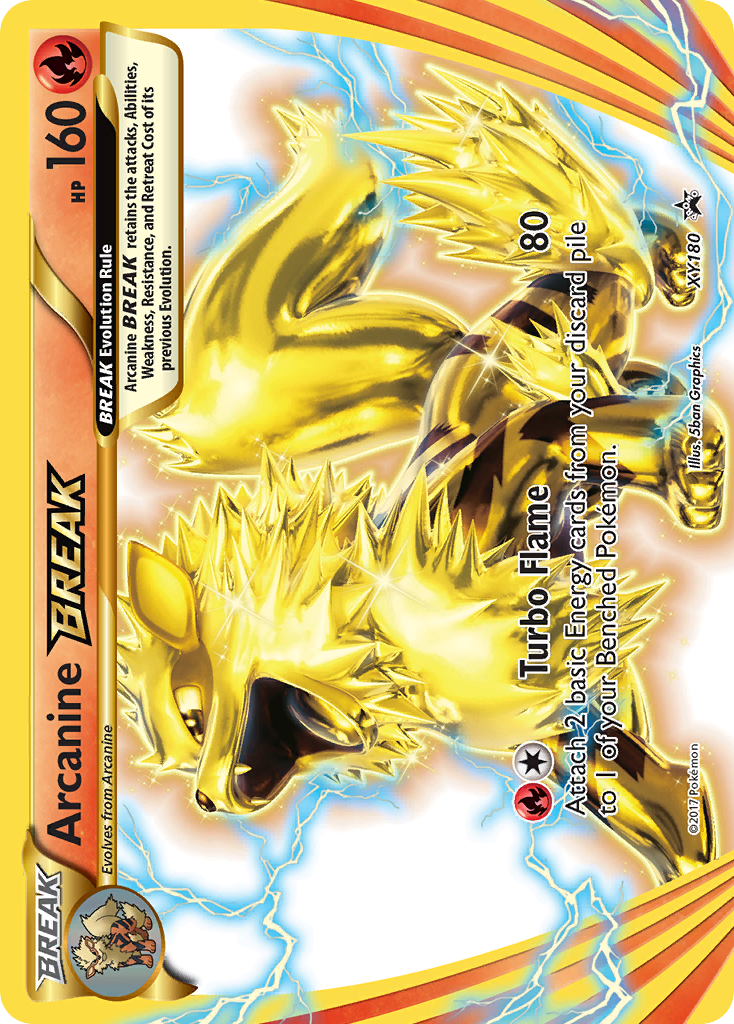 Arcanine BREAK (XY180) [XY: Black Star Promos] | Exor Games New Glasgow