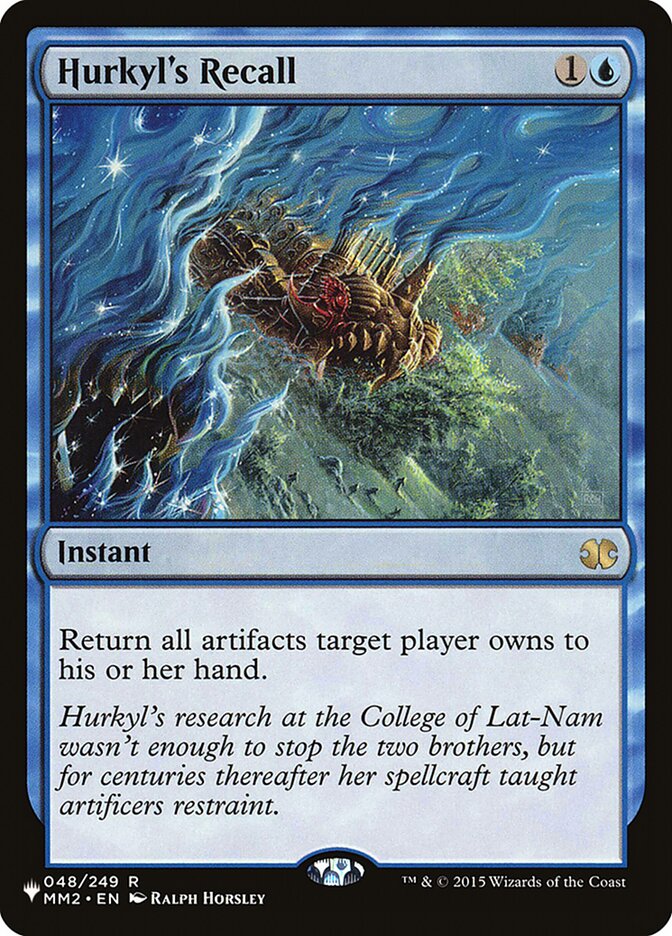 Hurkyl's Recall [The List] | Exor Games New Glasgow