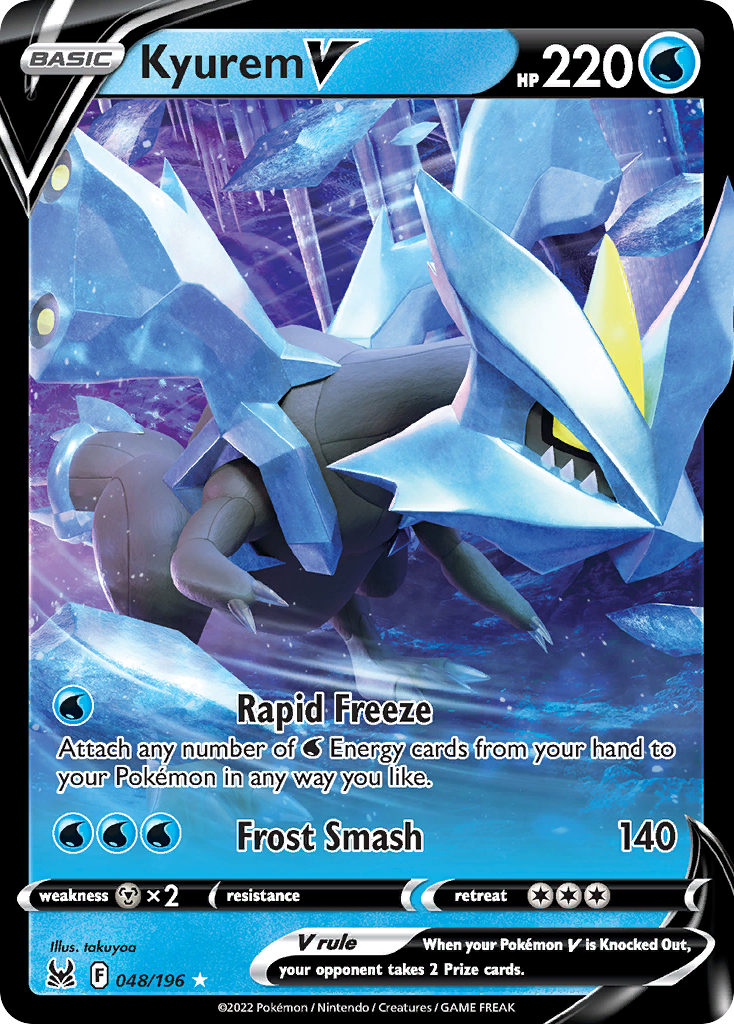 Kyurem V (048/196) (Jumbo Card) [Sword & Shield: Lost Origin] | Exor Games New Glasgow