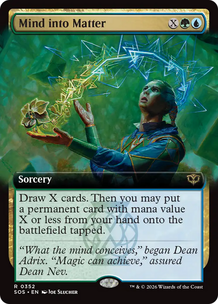 Mind into Matter (Extended Art) [Secrets of Strixhaven] | Exor Games New Glasgow