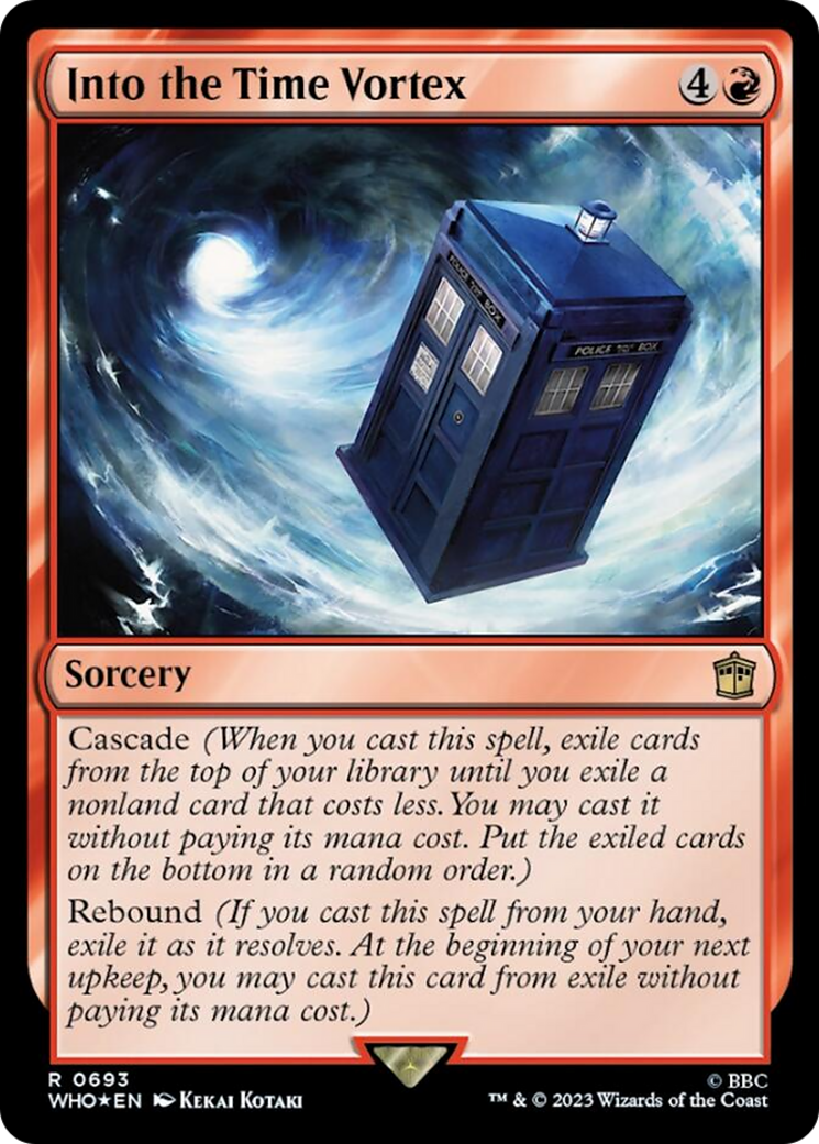 Into the Time Vortex (Surge Foil) [Doctor Who] | Exor Games New Glasgow