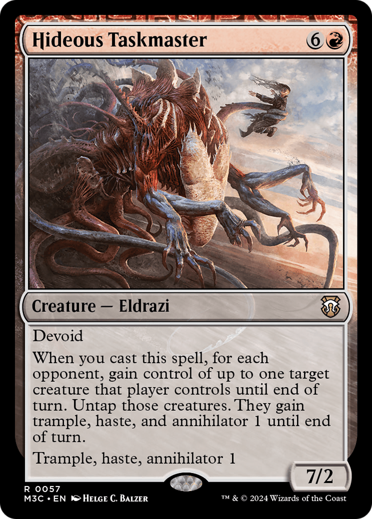 Hideous Taskmaster [Modern Horizons 3 Commander] | Exor Games New Glasgow