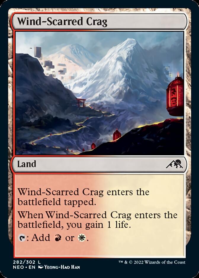 Wind-Scarred Crag [Kamigawa: Neon Dynasty] | Exor Games New Glasgow